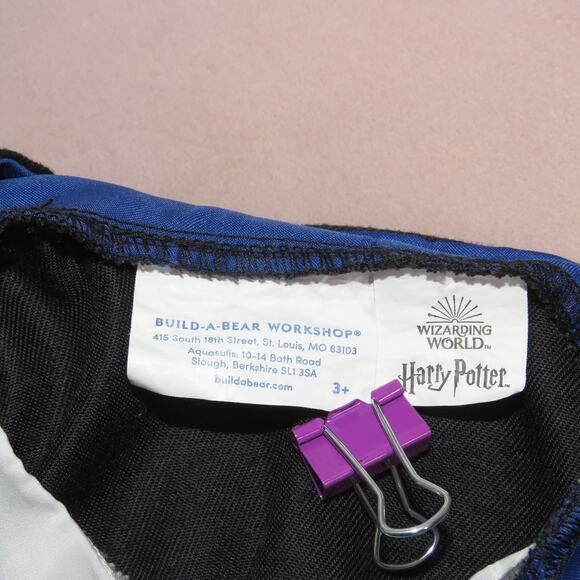 Harry Potter Build a Bear Ravenclaw House Robe Cloak Outfit - Picture 6 of 6